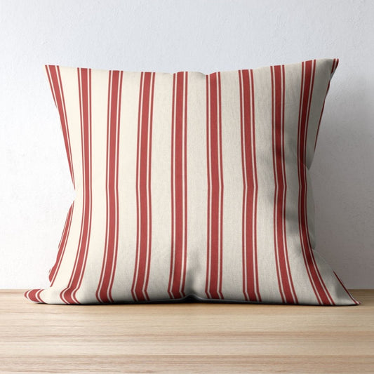 Ticking Stripe Pillow Cover or Throw Pillow