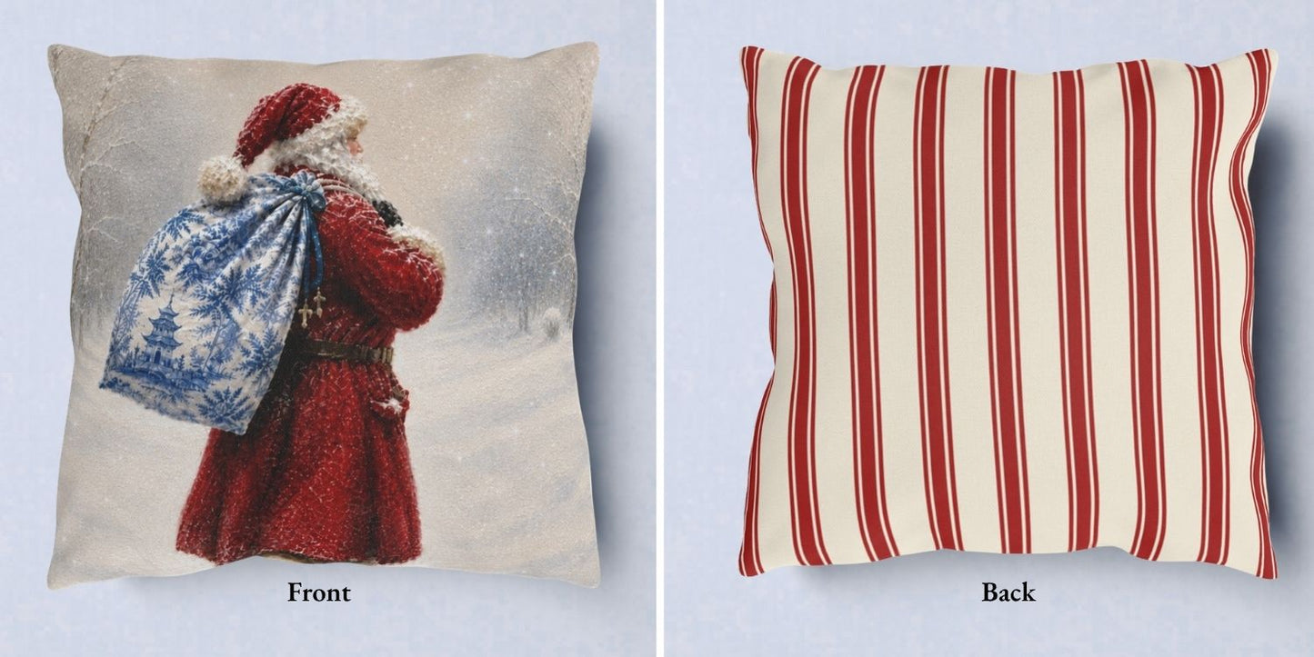 Santa 2026 Pillow Cover or Throw Pillow