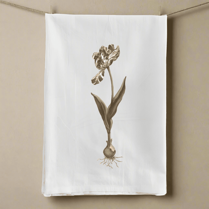 Parrot Tulip Tea Towel