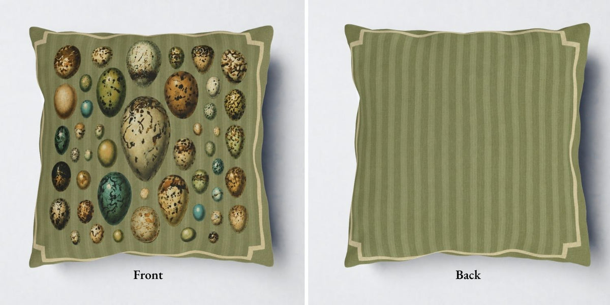 Speckled Egg Hunt Pillow Cover or Throw Pillow