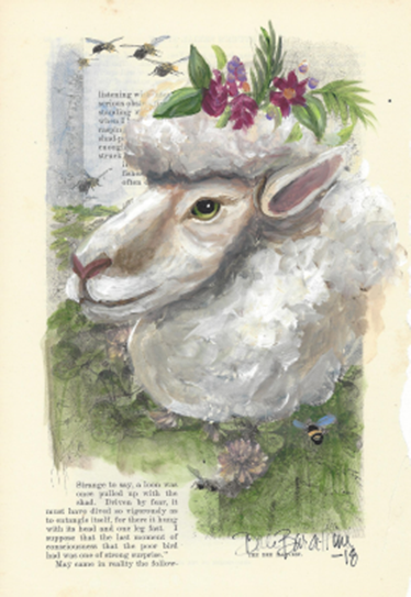 Storybook Sheep Tabletop Art