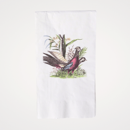 Fall Pheasant | Pack of 20 Paper Beverage Napkins or Guest Towels