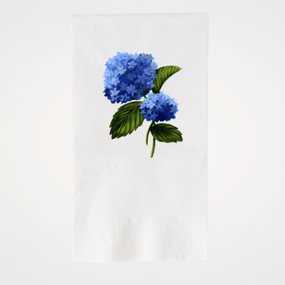 Hydrangeas | Pack of 20 Paper Beverage Napkins or Guest Towels